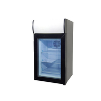 Mini-réfrigérateur commercial avec porte vitrée pour magasin de proximité