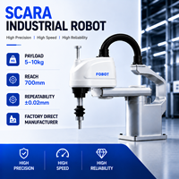 Robot Industrial SCARA de 4 Ejes FOBOT MB10SC-700, Carga Útil de 10 kg, Alcance de 700 mm, Control PLC para Ensamblaje y Dispensación de Precisión
