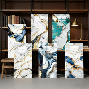 Fonjue 2026 Pola Ubin Dinding PVC Modern Baru, Pemasangan Mudah Tempel Lepas, Tahan Air, Perekat Sendiri, Marmer 3D Busa Dinding - Product Image 1