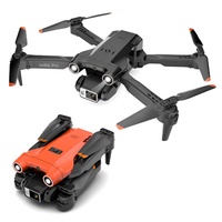Drone RC Elettrico in Plastica con Doppia Fotocamera SD 480P per Fotografia Aerea, Controllato da App, per Uso Interno-Esterno, Batterie Incluse