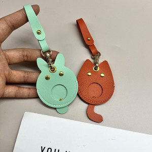 Cartoon pattern locator leather keychain/key ring, community <b>access</b> <b>control</b> keychain/<b>card</b> holder, cute backpack pendant. - Product Image 1