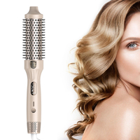 Lena Ionic 4 in1 professionnel rond électrique cheveux rotatif coup une étape sèche brosse peigne brosse à Air chaud