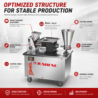 Machine automatique commerciale pour la fabrication d'empanadas, de samosas, de raviolis et de boulettes, capacité élevée de 4800 pièces/heure, pour restaurant, cuisine centrale