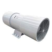 Parking souterrain à faible bruit ventilant la fan de jet de ventilateur d'écoulement axial