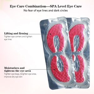 Masque pour les yeux en hydrogel végétalien 24k avec logo personnalisé, Centella, vitamine C pour une hydratation nocturne, traitement <span class=keywords><strong>anti</strong></span>-rides et cernes - Product Image 5