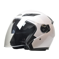Casco de Motocicleta Integral de ABS Nuevo al por Mayor de Fábrica con Doble Visor, Luz Trasera LED, Diseño Modular, Homologado por DOT, para Todas las Estaciones