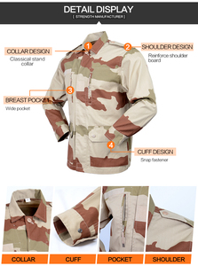 Uniforme de <span class=keywords><strong>Desierto</strong></span> Tricolor Francés de Costa de Marfil de Alta Calidad - Product Image 5