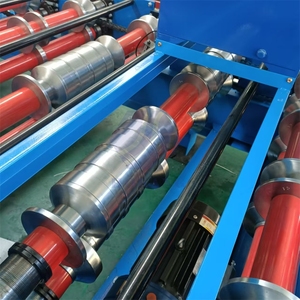 전문 맞춤형 TR4 단일 블루 컬러 레이어 IBR 지붕판 제조 기계 이중 레이어 지붕판 기계 - Product Image 6