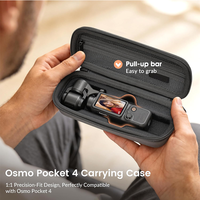 Sac de transport rigide Slim Eva pour appareil photo Osmo Pocket 4, résistant à la pression, pour le rangement en intérieur et en extérieur