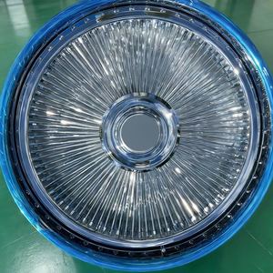 Jante à rayons Dayton Style Wire Wheel 72 100 120 144 150, chromée, Lowrider Regal Cutlass, <span class=keywords><strong>13</strong></span> 14 15 16 17 18 19 20 22 24 26 pouces - Product Image 2
