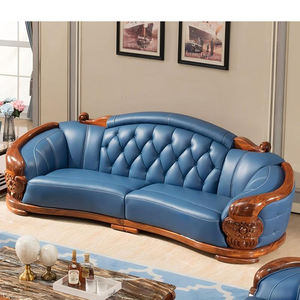 Ensemble de canapés de style <span class=keywords><strong>royal</strong></span> de luxe mobilier européen fait à la main en ébène sculpture sur bois pour salon palais design - Product Image 2