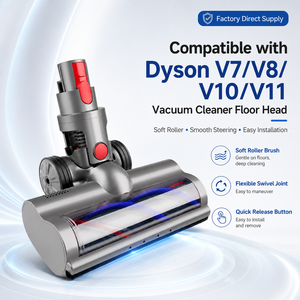 <span class=keywords><strong>Rouleau</strong></span> de <span class=keywords><strong>brosse</strong></span> électrique et tambour en plastique réutilisables pour aspirateurs domestiques <span class=keywords><strong>V7</strong></span>/V8/V10/V11 - Product Image 1