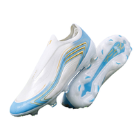 Chaussures de football unisexes pour jeunes, coupe basse, légères, tige synthétique, crampons de football pour le printemps, entraînement sur terrain en herbe en plein air