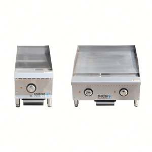 Grill électrique de comptoir en acier inoxydable pour cuisine de restaurant de restauration rapide - Product Image 2