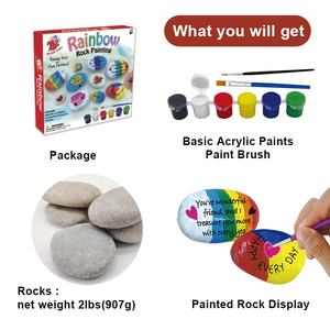 Rocce di pittura piatte-lisce Extra Large per bambini fai da te artigianato Rock-spessa <span class=keywords><strong>gentilezza</strong></span> in pietra giardino decorazioni per <span class=keywords><strong>la</strong></span> casa pasqua giocattoli educativi - Product Image 2
