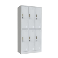 Casier de rangement en métal pour vêtements de travail, casier de rangement en acier pour le vestiaire