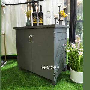 Armoire extérieure moderne pour patio et balcon, casier étanche pour outils de jardin - Product Image 5