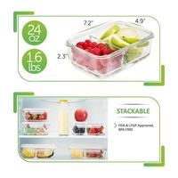 Nouveaux contenants de stockage pour aliments pour bébés en verre, boîte de rangement pour enfants, contenants de rangement pour la cuisine