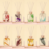 Diffuseur de parfum d'ambiance en verre à bâtonnets, best-seller, avec parfum personnalisé pour la maison, le bureau, la voiture et l'hôtel
