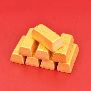 ของตกแต่งเรซิ่นรูปทองคำแท่งจำลอง หมูนำโชค ถ้วยทองคำจิ๋ว ซาลาเปา ครีม กาวตกแต่ง ของตกแต่งปีใหม่ สีทอง ทำเองได้ - Product Image 3