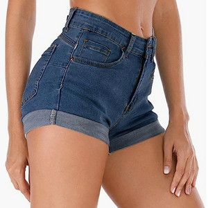 DOVEARK Custom European&amp;American Fashion <strong>Shorts</strong> Multi Colors Women's Casual Hot Pants Ultra <strong>Short</strong> High Waist Denim Jeans - Product Image 5