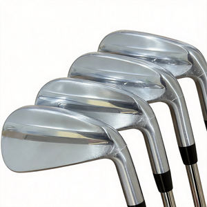 Ensemble de fers de golf forgés de cinquième génération couleur argent 4/5/6/7/8/9/PW avec tige en acier et poignée en caoutchouc - Product Image 4