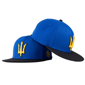 Gorra Ajustada de 6 Paneles con Bordado Plano Clásico Personalizada de TCAP China, Fabricada con Tela de Lana Acrílica - Product Image 1