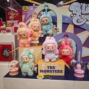 New Original Popmart V3 <strong>Big</strong> Into Energy Labubu Plush Toy Pendant Blind Box V1 V2 Exciting Macaron the Monster Keychain With Code - Product Image 4
