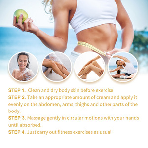 Logo personnalisé crème amincissante brûle graisse hydratante raffermissante perte de poids crème chaude pour le ventre, la taille et les fesses - Product Image 3