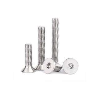 Vis hexagonale à tête fraisée métrique DIN7991 <span class=keywords><strong>en</strong></span> acier inoxydable 304/316 Grade 4.8 6.8 Finition zinguée Standard - Product Image 5