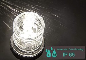 HANSE – LED MARINE en acier inoxydable, lumière de Navigation de poupe de bateau pliable à 360 degrés, LED blanche 12 - 24V - Product Image 5