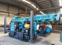Machine de forage de puits d'eau hydraulique pneumatique montée sur chenilles KY 400m pour le forage de puits profonds