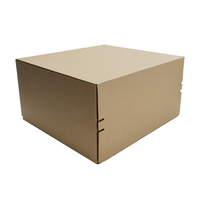 Bande détachable personnalisée Boîte d'expédition artisanale écologique Emballage d'enveloppe à fermeture éclair Boîte postale en carton ondulé pour la logistique