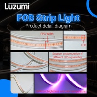 High-Tech 220VAC 12 W/M 288 PCS/M Bandes de LED étanches extérieures Découpables Éclairage flexible IP65 Excellent Valeur Fabricant