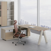 Bureau de direction de luxe de haute qualité, table d'ordinateur pour PDG, mobilier de bureau haut de gamme, bureau de direction simple pour président/chairman