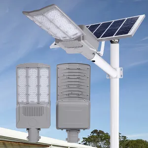 Bahçe yol aydınlatması açık Solar lamba su geçirmez Ip65 ABS 100w 150w Led güneş enerjili sokak ışığı
