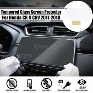 27x12.5cm <b>Car</b> Display GPS Navigation <b>Screen</b> <b>Protector</b> 9H 0.3mm Tempered Glass for Honda for CR-V for CRV 2017 2018 - Product Image 1