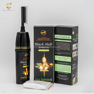 Colorante estratto vegetale naturale imperatore colorante <span class=keywords><strong>per</strong></span> <span class=keywords><strong>capelli</strong></span> formula vegetale conveniente 200ml bottiglia di plastica due in uno con pettine nero tinture <span class=keywords><strong>per</strong></span> <span class=keywords><strong>capelli</strong></span> - Product Image 1