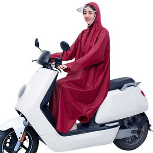 Impermeable A-638 con Mangas, Oxford Engrosado, Ala Ancha, Poncho Individual para Motocicleta Eléctrica, para Viajes, Universal para Adultos - Product Image 2