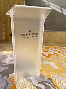 Acrylic trắng Matt PODIUM Nhà thờ bục giảng với Christian Nhà thờ qua Acrylic Bục Giảng Bục Giảng nền tảng Acrylic Bục Giảng - Product Image 3