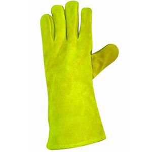 PK Industrial Safety <b>Gloves</b> for <b>Tig</b> <b>Welding</b> Cow Split Leather with Fleece Lining Comfortable and Protective - Product Image 6