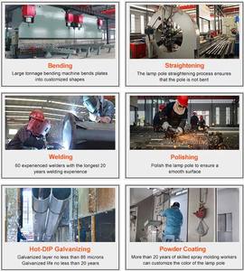 <span class=keywords><strong>Poste</strong></span> <span class=keywords><strong>Eléctrico</strong></span> Octagonal de Distribución Compuesto de Hierro, Metal, Acero Galvanizado, para Servicios Públicos, de 9m, 16m, 18m, 10kv, 15kv, Marca SLOER - Product Image 4