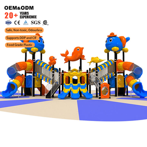 Factory <span class=keywords><strong>Outlet</strong></span> Acero Vinilo Plástico Niños Equipo de entretenimiento al aire libre Toboganes Swing Jumping Castle para Park Kindergarten - Product Image 3