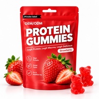 Gummies Protéinés Complets Personnalisés OEM, Testés par un tiers, Riches en Protéines pour la Nutrition Sportive