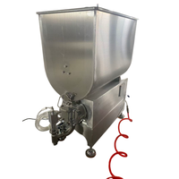 Pompe rotative avec trémie de mélange en U pour liquides, pâtes et matériaux visqueux, pour le remplissage quantitatif du contenu