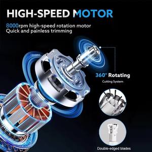 Mini-tondeuse à poils de nez et d'oreilles pour hommes, portable, rechargeable, étanche, faible MOQ, vente en gros - Product Image 3