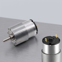 Moteur à courant continu à balais ZGB37-520 24V 200RPM avec boîte de vitesses métallique de 37 mm pour bateau RC, moteur à engrenages à couple élevé, personnalisable pour le bricolage
