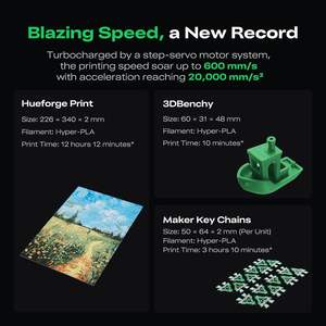 Impresora 3D Creality K2 Pro Combo (A) Multicolor, 600 mm/s de Alta Velocidad, Cámara Dual con IA, Completamente Ensamblada, Automática, 300x300x300 mm - Product Image 3