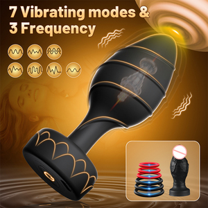 Beginners Anale Speelset Siliconen Anale Vibrator Butt Plug APP Besturing 10 Vibrerende Anale Plug Prostaat Massager Adult <span class=keywords><strong>Sex</strong></span> <span class=keywords><strong>Toys</strong></span> - Product Image 2