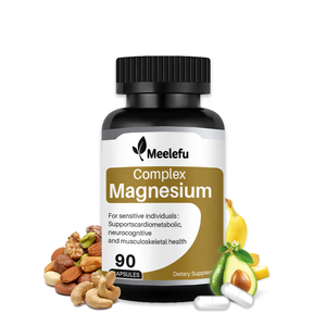 OEM/ODM <strong>Magnesium</strong> Complex, Triple <strong>Magnesium</strong> Glycinate, Malate, Taurate with Vitamin C Supports Muscles, Nerves, &amp; Energy - Product Image 1